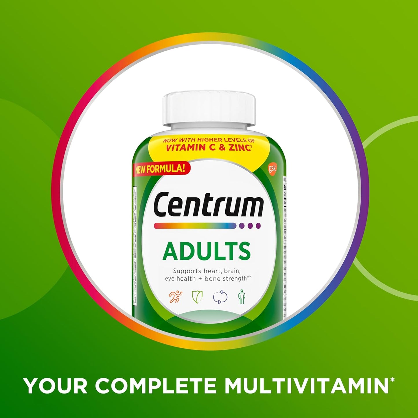 Centrum Adults - Multivitamin/Multimineral Supplement with Antioxidants - (200 Count)