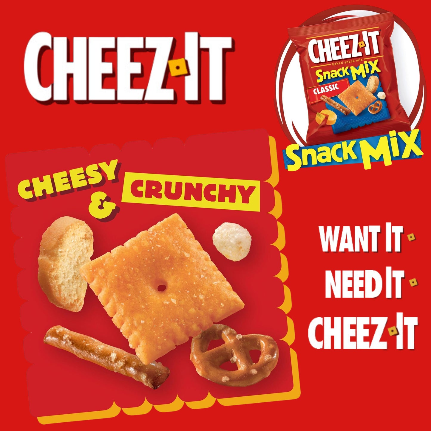 CHEEZ-IT - Cheese Crackers - USA - (All Flavors)