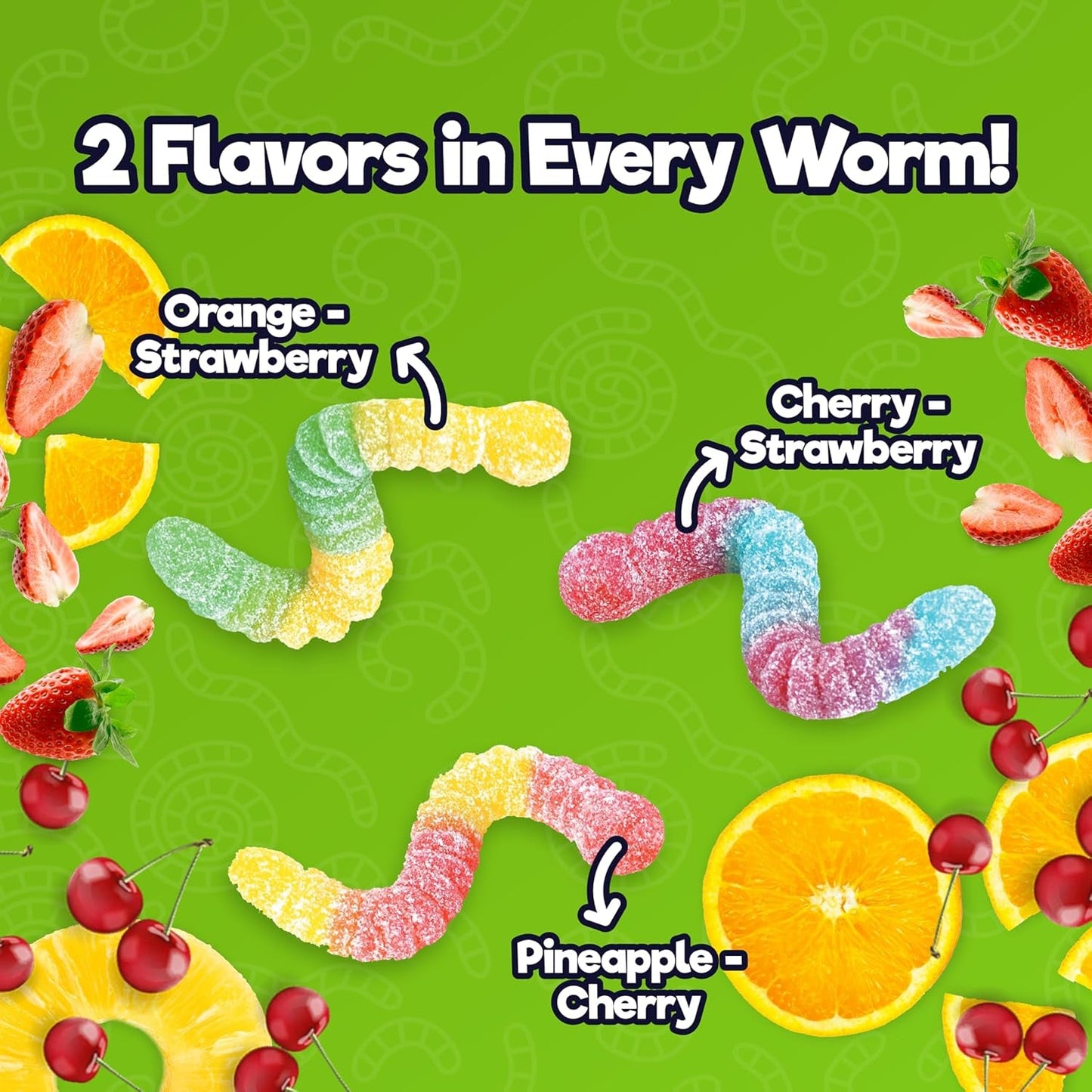 ChewzMe | Gummies | Watermelon, Gummy Brain, Tangy Turtlz and Sour Gummy Worms