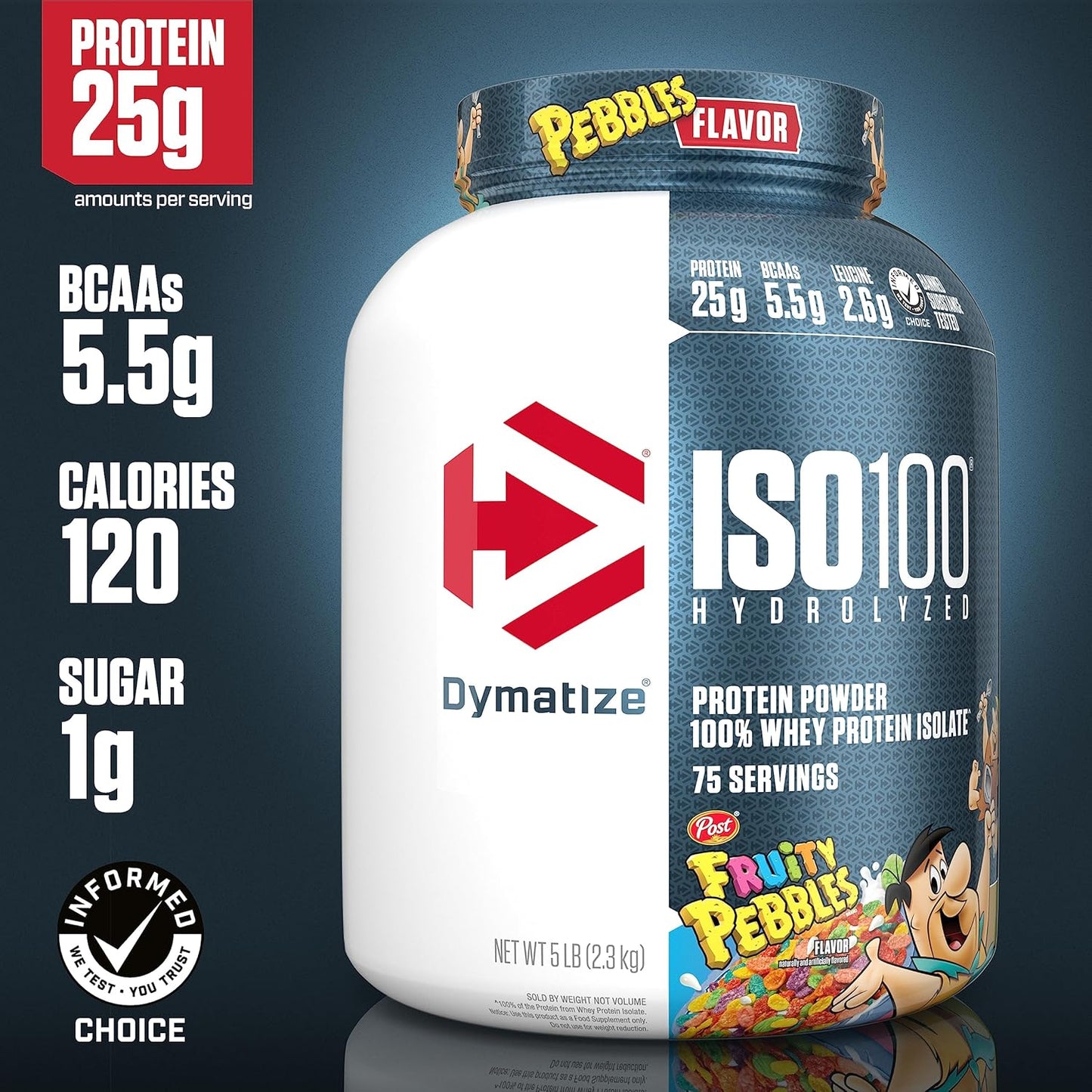Dymatize ISO100 - Hydrolyzed Protein Powder - 100% Whey Isolate - (Multiple Flavors)