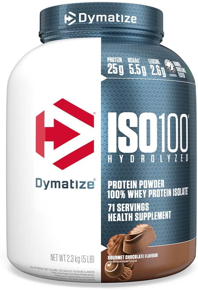 Dymatize ISO100 - Hydrolyzed Protein Powder - 100% Whey Isolate - (Multiple Flavors)