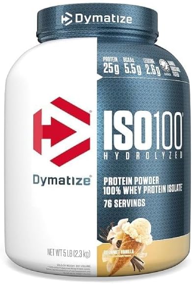 Dymatize ISO100 - Hydrolyzed Protein Powder - 100% Whey Isolate - (Multiple Flavors)