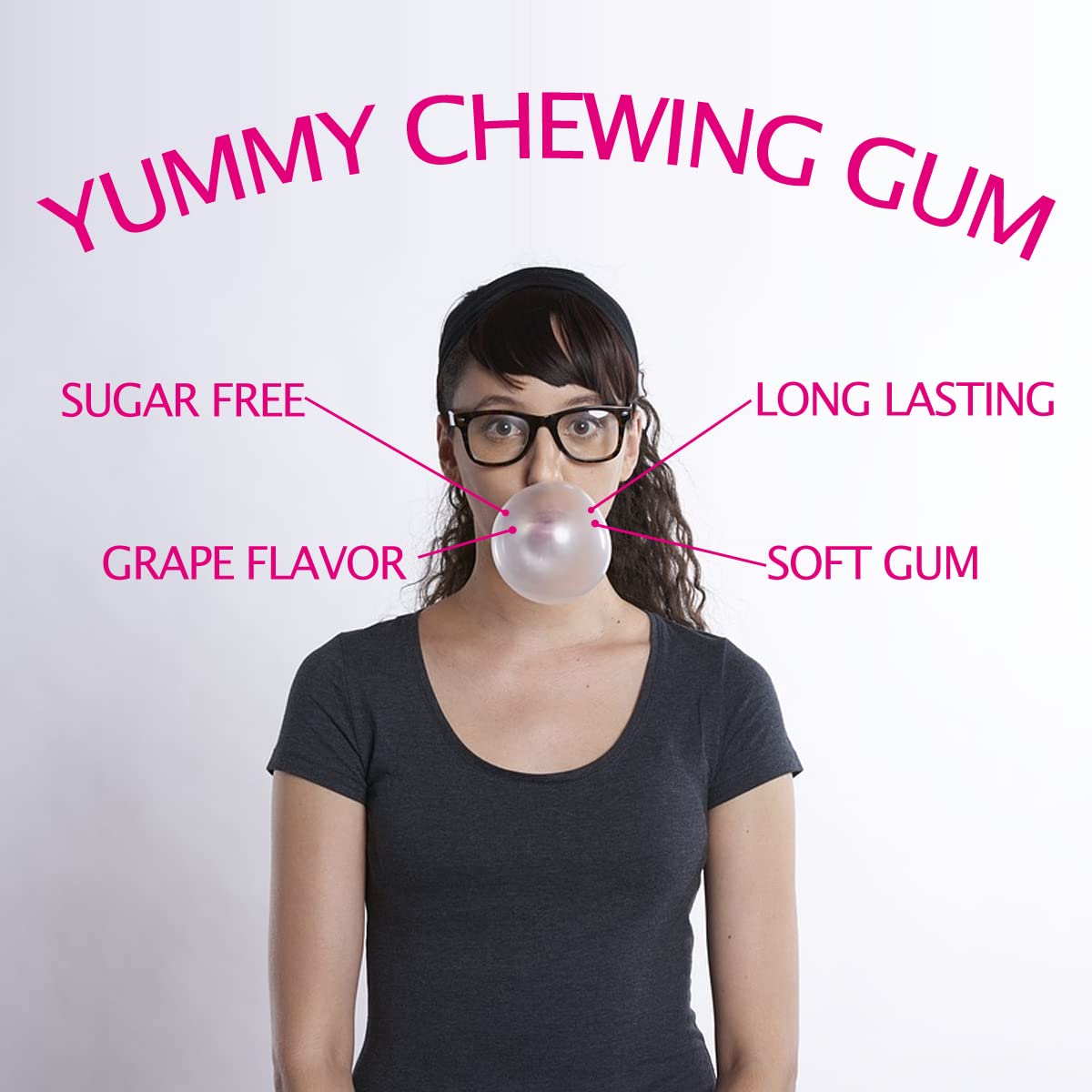 ICE BREAKERS - Ice Cubes - Chewing Gum Bottle - USA