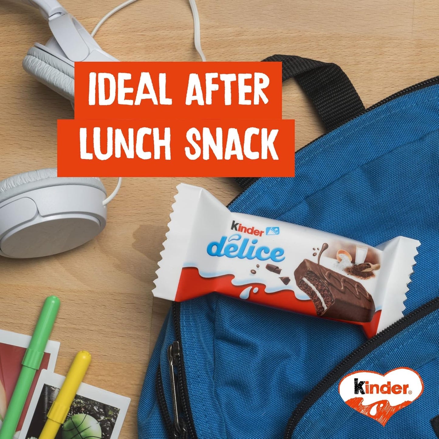 Kinder Delice - Rich & Smooth Milk Chocolate Creamy Pastry Cake Biscuit