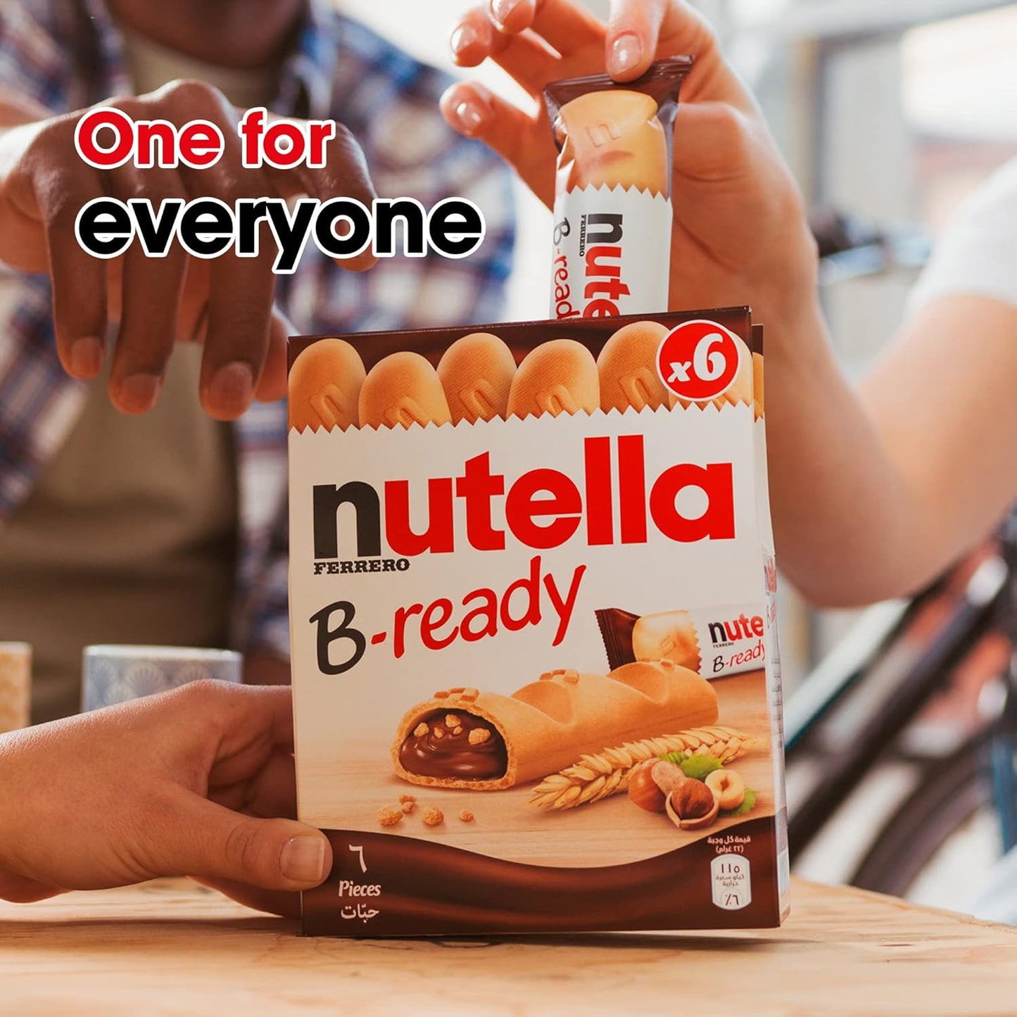 Nutella Ferrero B- Ready, Wafer Coated Chocolate Biscuits