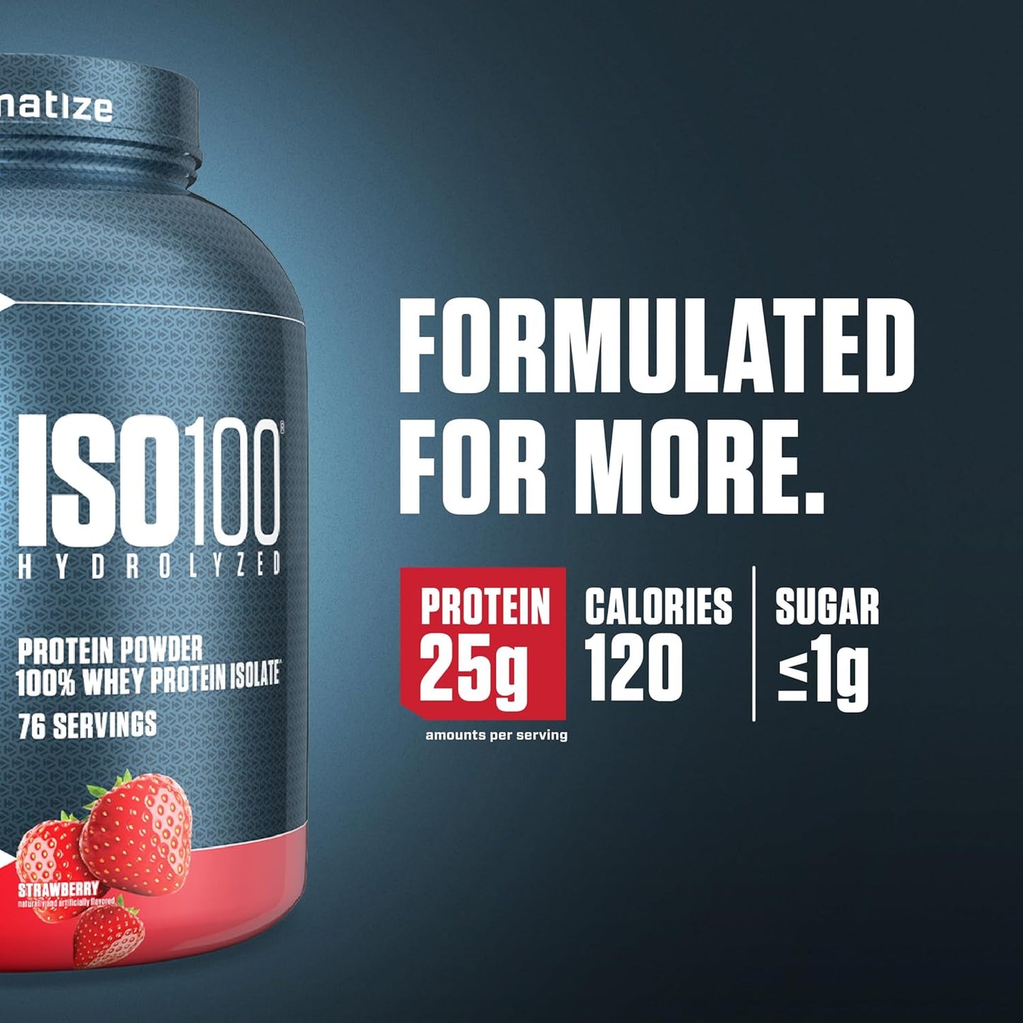 Dymatize ISO100 - Hydrolyzed Protein Powder - 100% Whey Isolate - (Multiple Flavors)