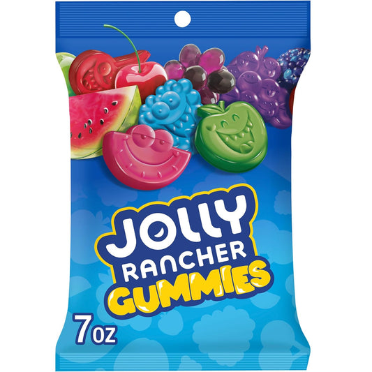 Gummies Assorted Fruit Flavored Candy Bag, 7 Oz