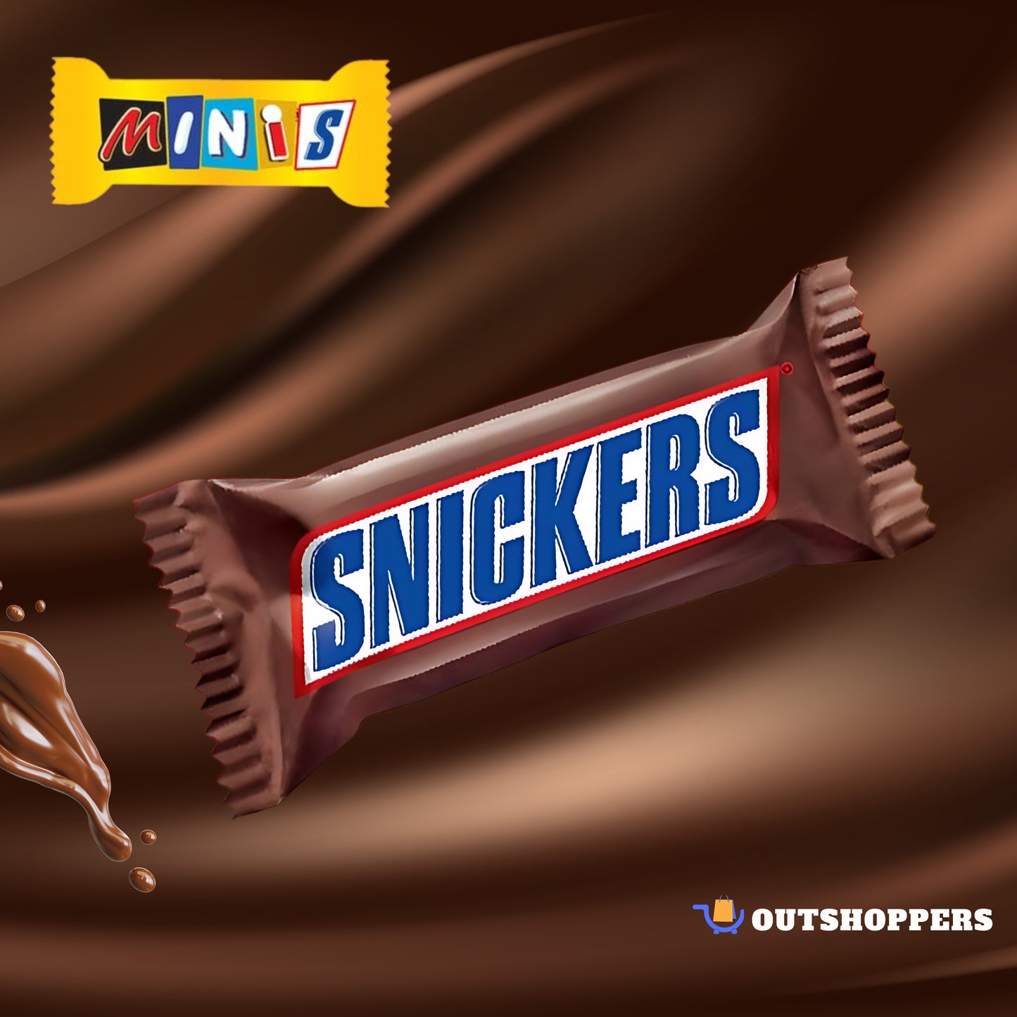 Mini's Chocolates - Mars - Snickers - Twix - Bounty - MilkyWay & Variety Pack