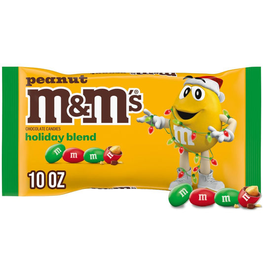 Peanut Milk Chocolate, Holiday Blend Chocolate Candy, 10 Oz Bag