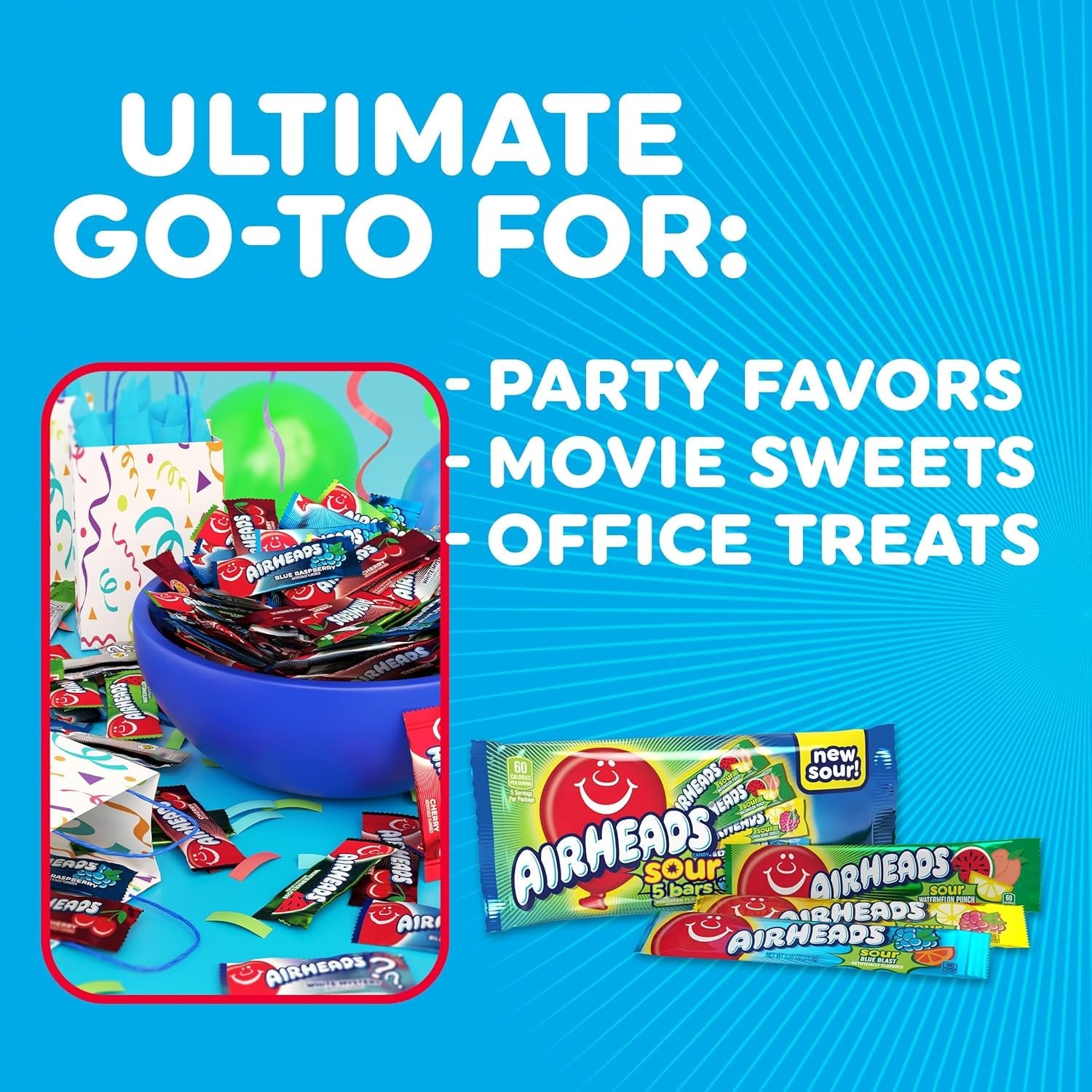 AIRHEADS | SOUR and Assorted Flavors