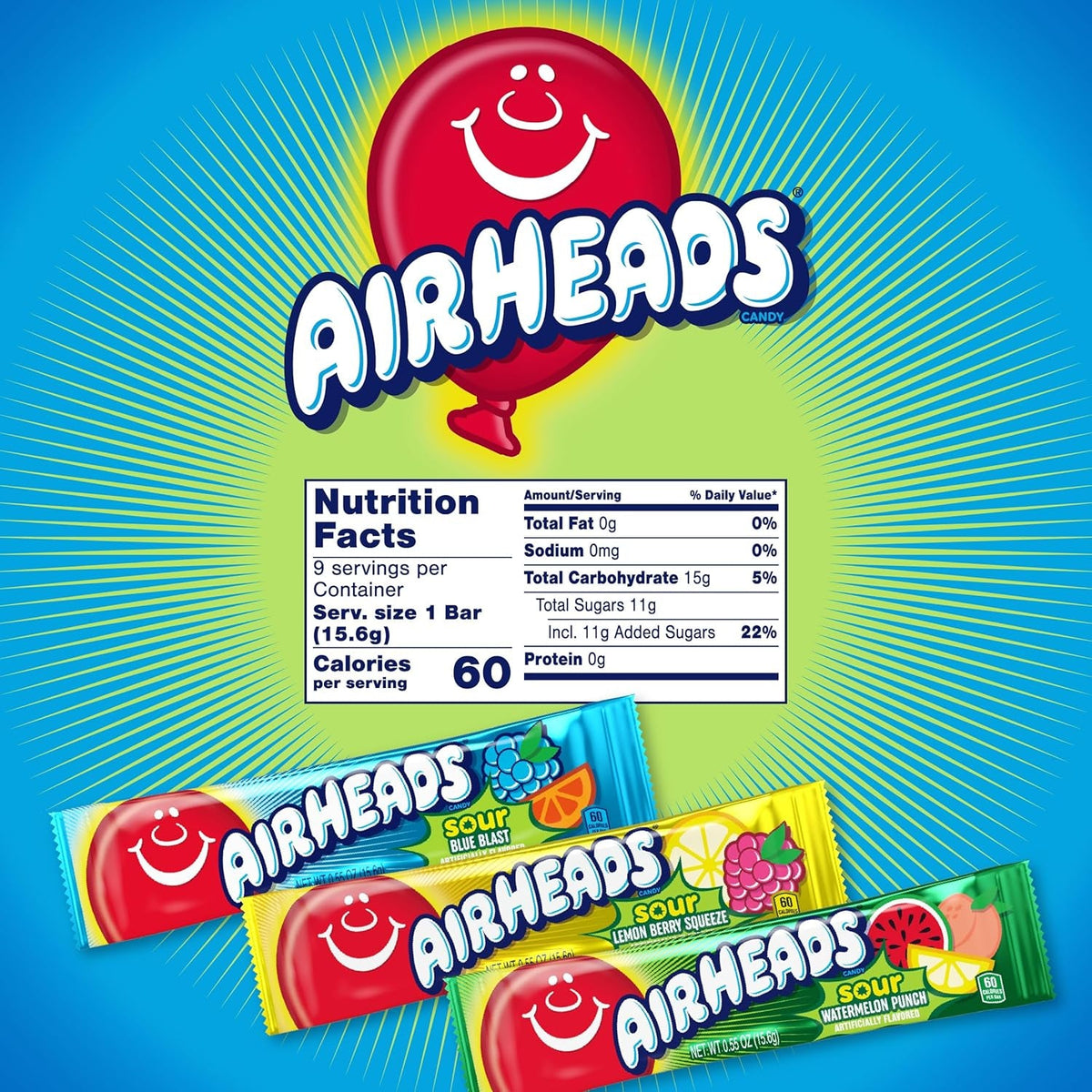 AIRHEADS | SOUR and Assorted Flavors