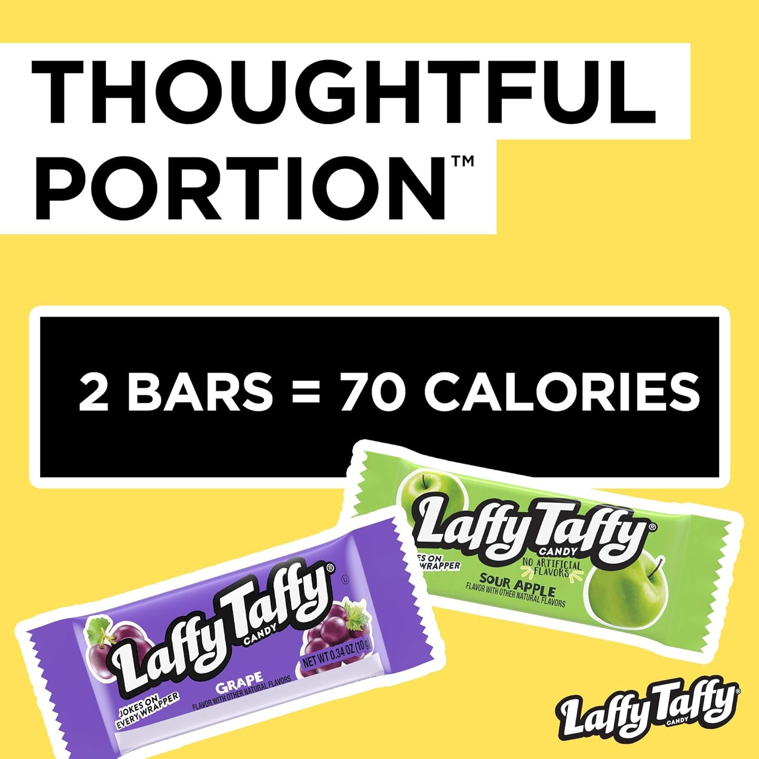 Laffy Taffy Candy | Banana and Assorted Fruit Flavors, Individually Wrapped Mini Bars