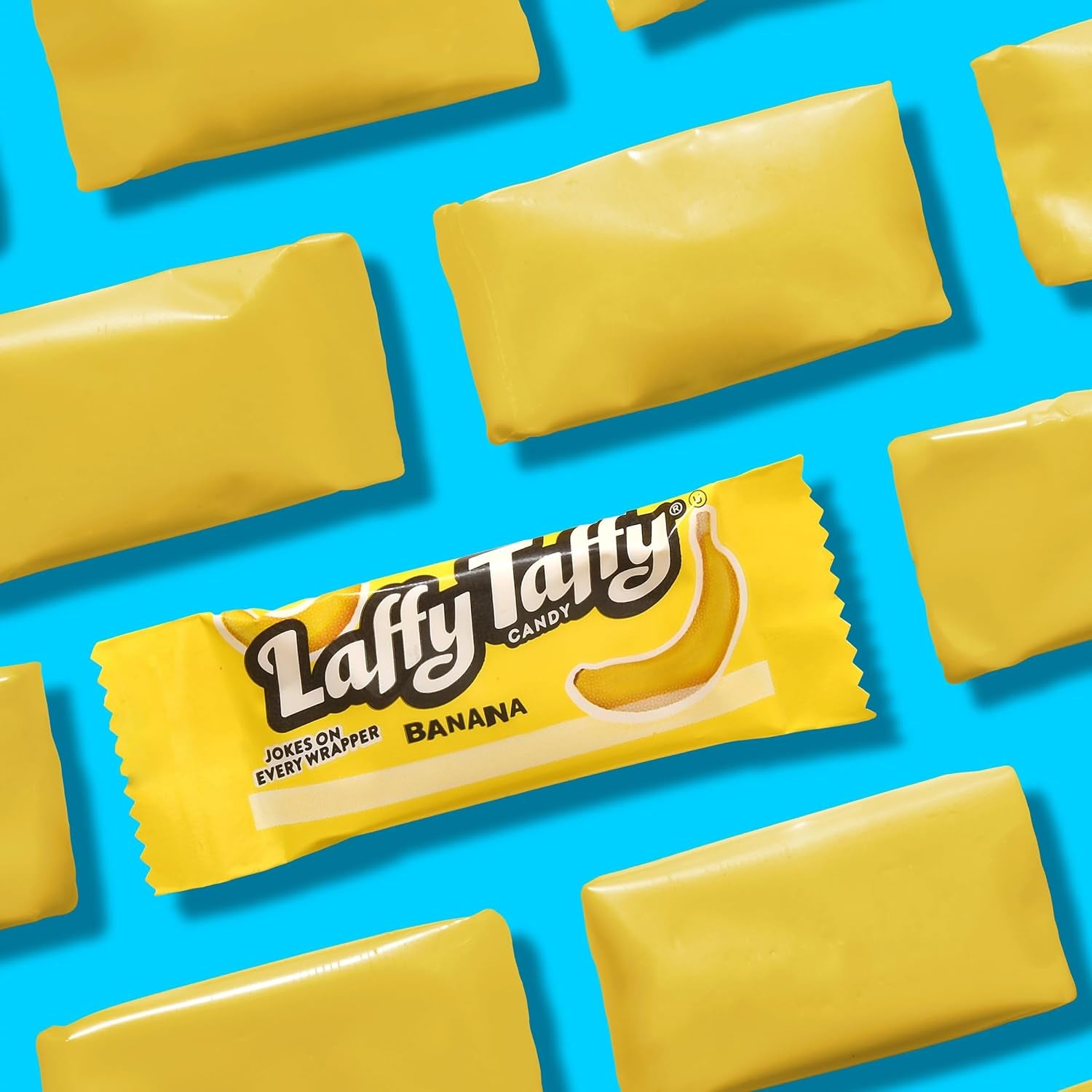 Laffy Taffy Candy | Banana and Assorted Fruit Flavors, Individually Wrapped Mini Bars