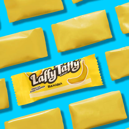 Laffy Taffy Candy | Banana and Assorted Fruit Flavors, Individually Wrapped Mini Bars