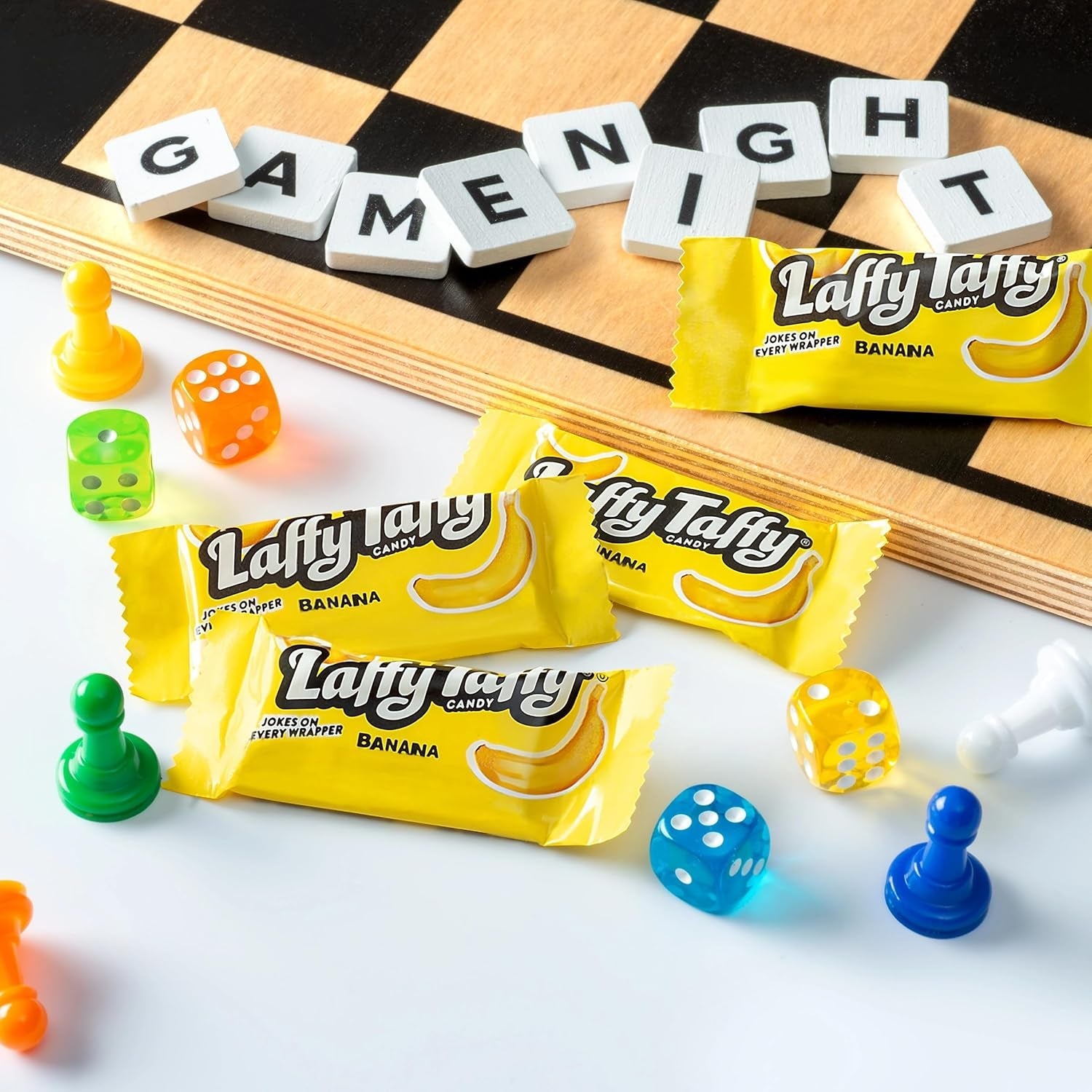 Laffy Taffy Candy | Banana and Assorted Fruit Flavors, Individually Wrapped Mini Bars