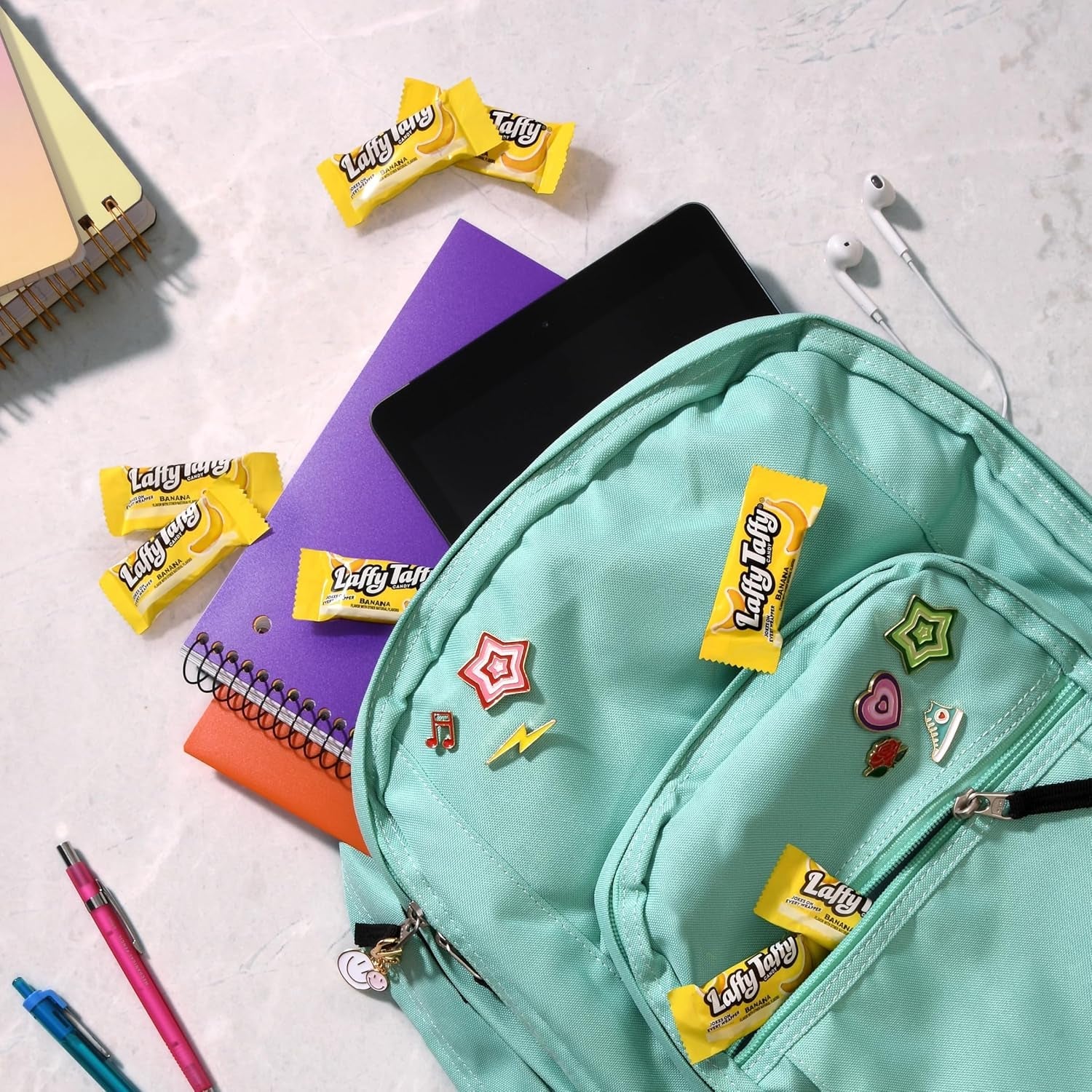 Laffy Taffy Candy | Banana and Assorted Fruit Flavors, Individually Wrapped Mini Bars