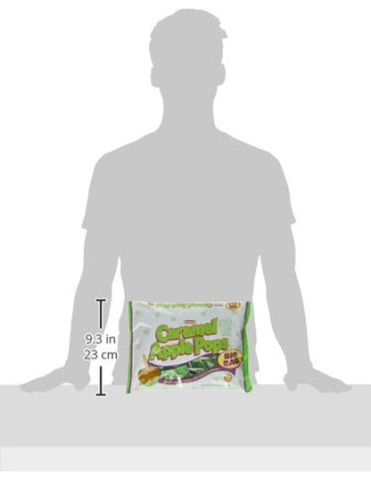 Tootsie Roll | Caramel Apple Pops | Caramel Covered Green Apple Candy Lollipops | Pack of 24