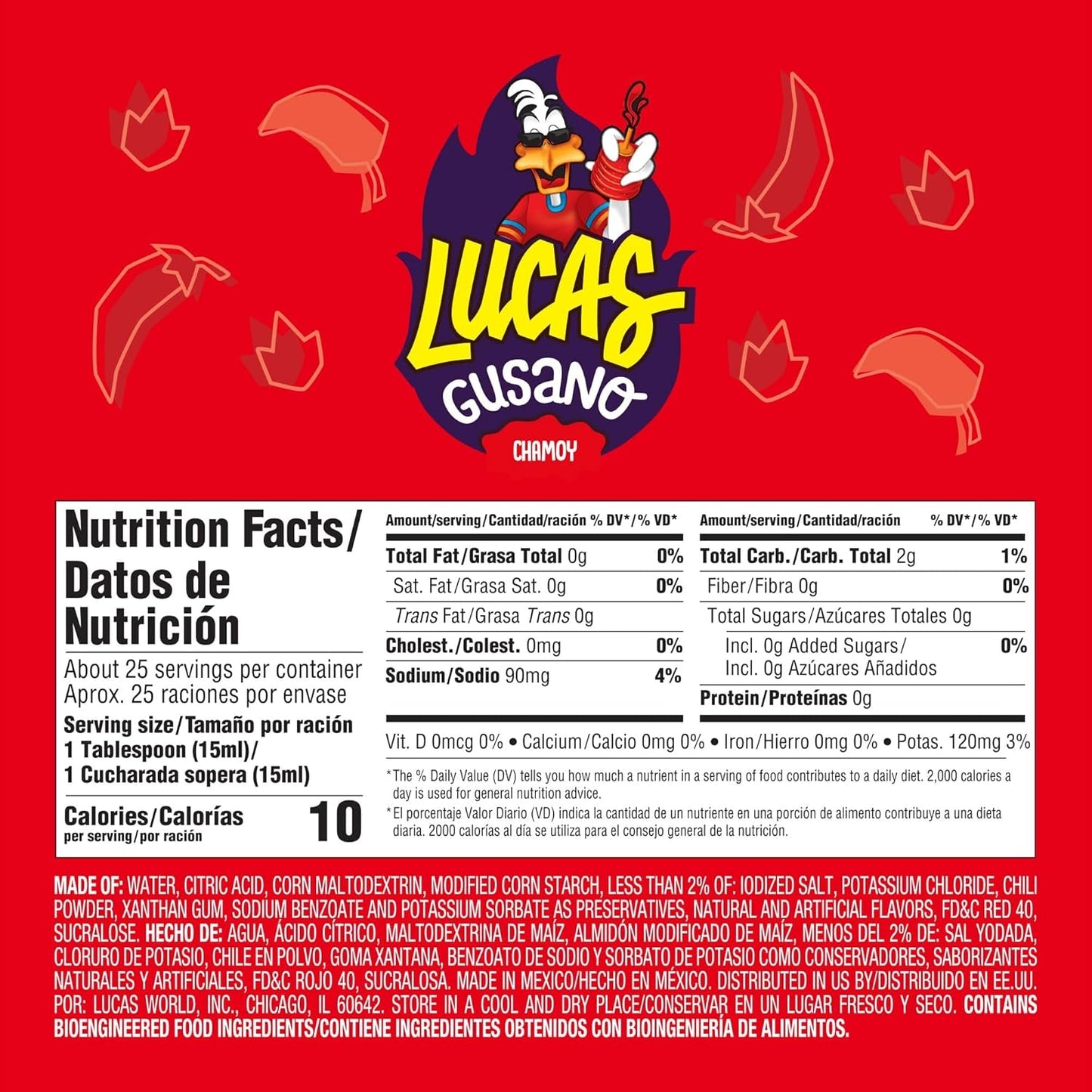 LUCAS | POLVOS | Powder and HOT Liquid (Watermelon and Chamoy)