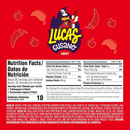 LUCAS | POLVOS | Powder and HOT Liquid (Watermelon and Chamoy)