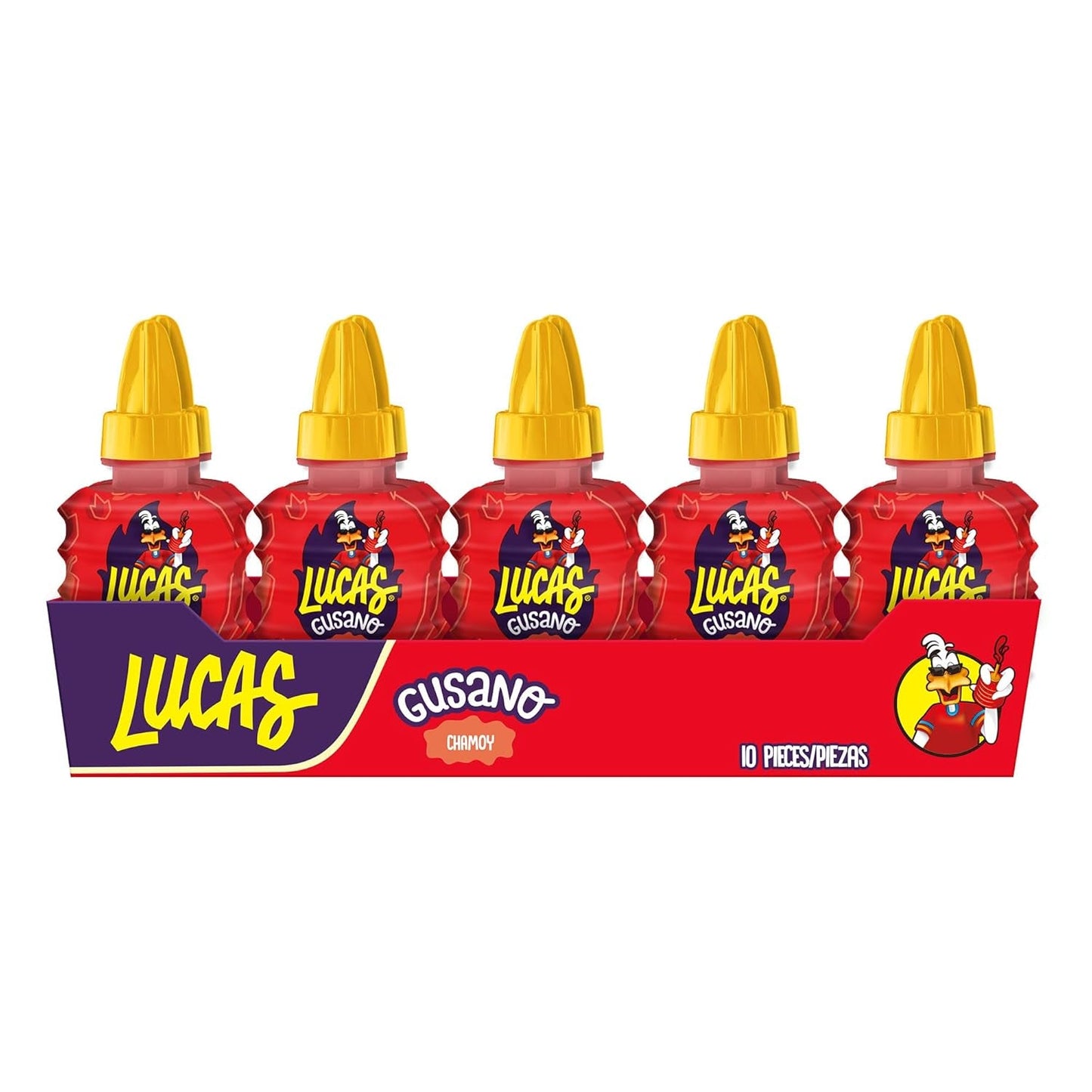 LUCAS | POLVOS | Powder and HOT Liquid (Watermelon and Chamoy)