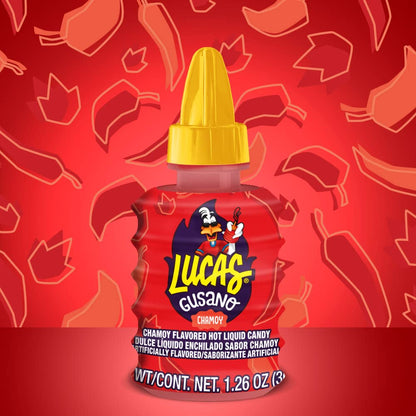 LUCAS | POLVOS | Powder and HOT Liquid (Watermelon and Chamoy)
