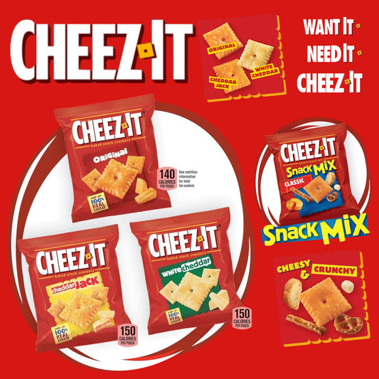 CHEEZ-IT - Cheese Crackers - USA - (All Flavors)