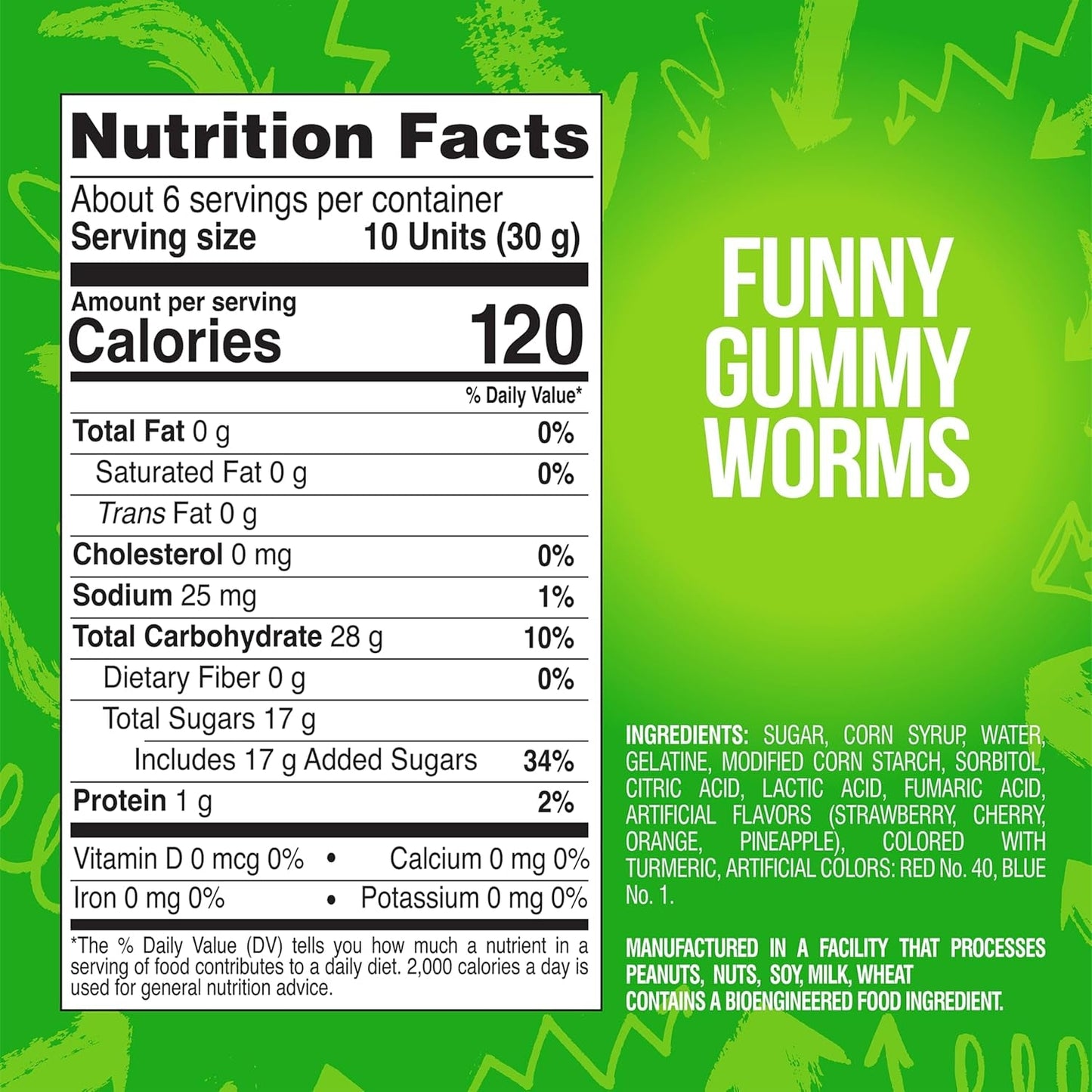 ChewzMe | Gummies | Watermelon, Gummy Brain, Tangy Turtlz and Sour Gummy Worms