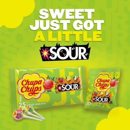 Chupa Chups | Melody Pop and SOUR Lollipops, Assorted Flavors