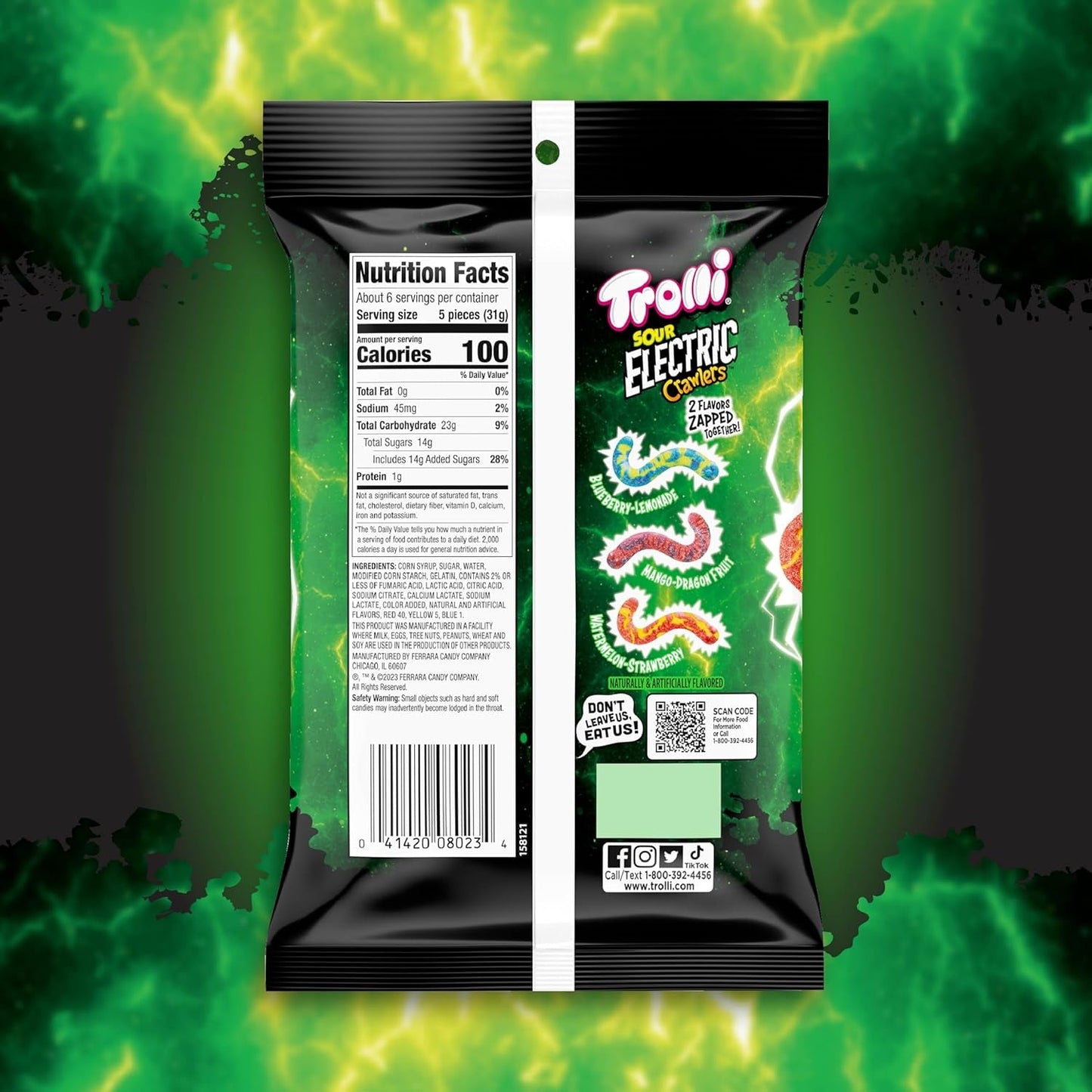 TROLLI | Sour Brite, Duo and Electric Crawlers | Gummy Worms