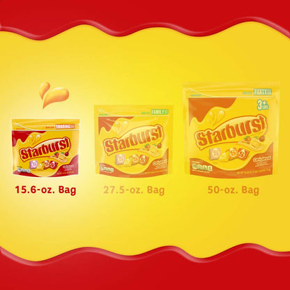 STARBURST | FaveREDS, Original Jelly Beans and Fruit Chews Candy | Resealable Bag