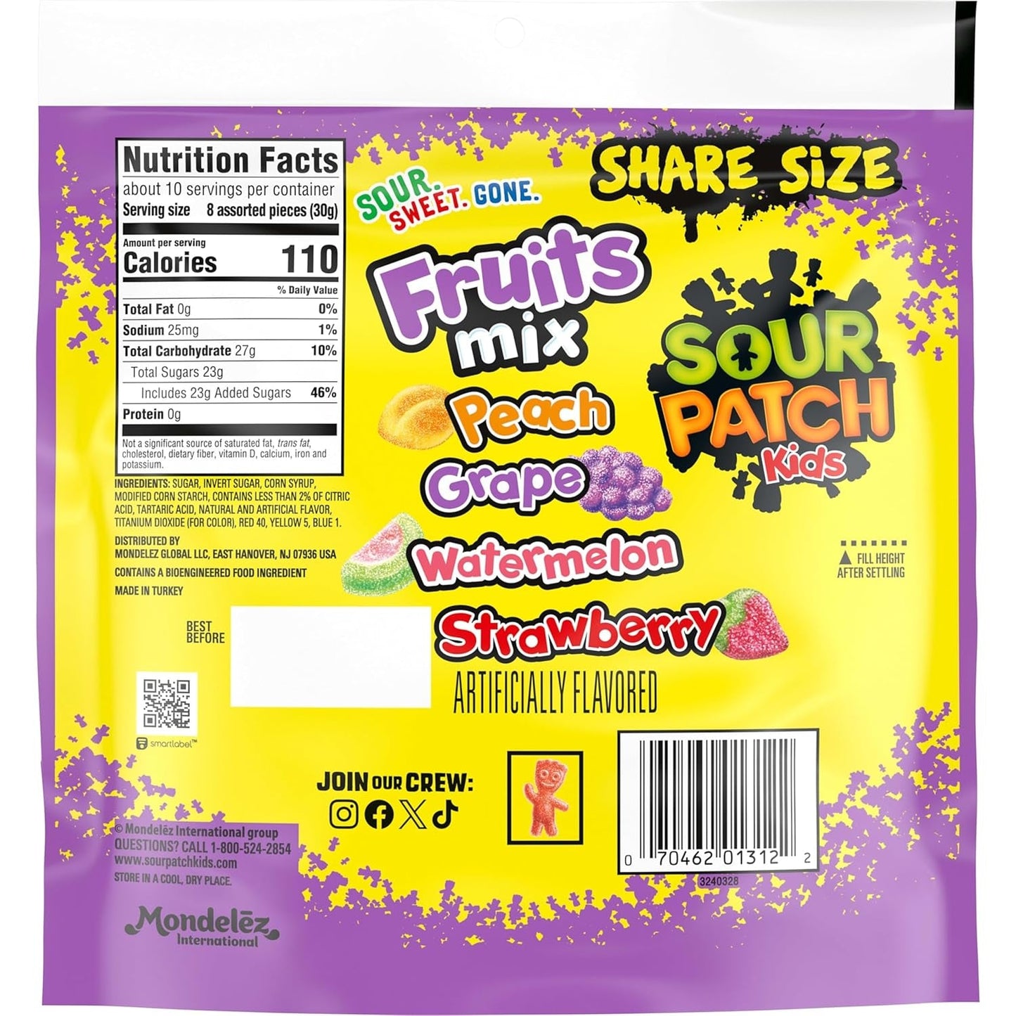SOUR PATCH KIDS | Big Kids, Sour & Swet, Fruits Mix and Bites