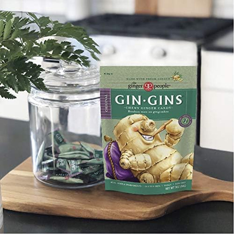 GIN GINS | Original Ginger Chews, Hard Candy and Crystalized Candy