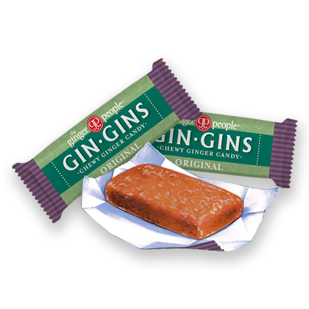 GIN GINS | Original Ginger Chews, Hard Candy and Crystalized Candy