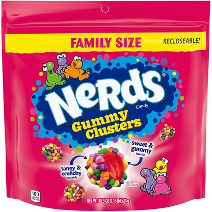 NERDS | Gummy Clusters and Ropes Candy | Multi-Flavors