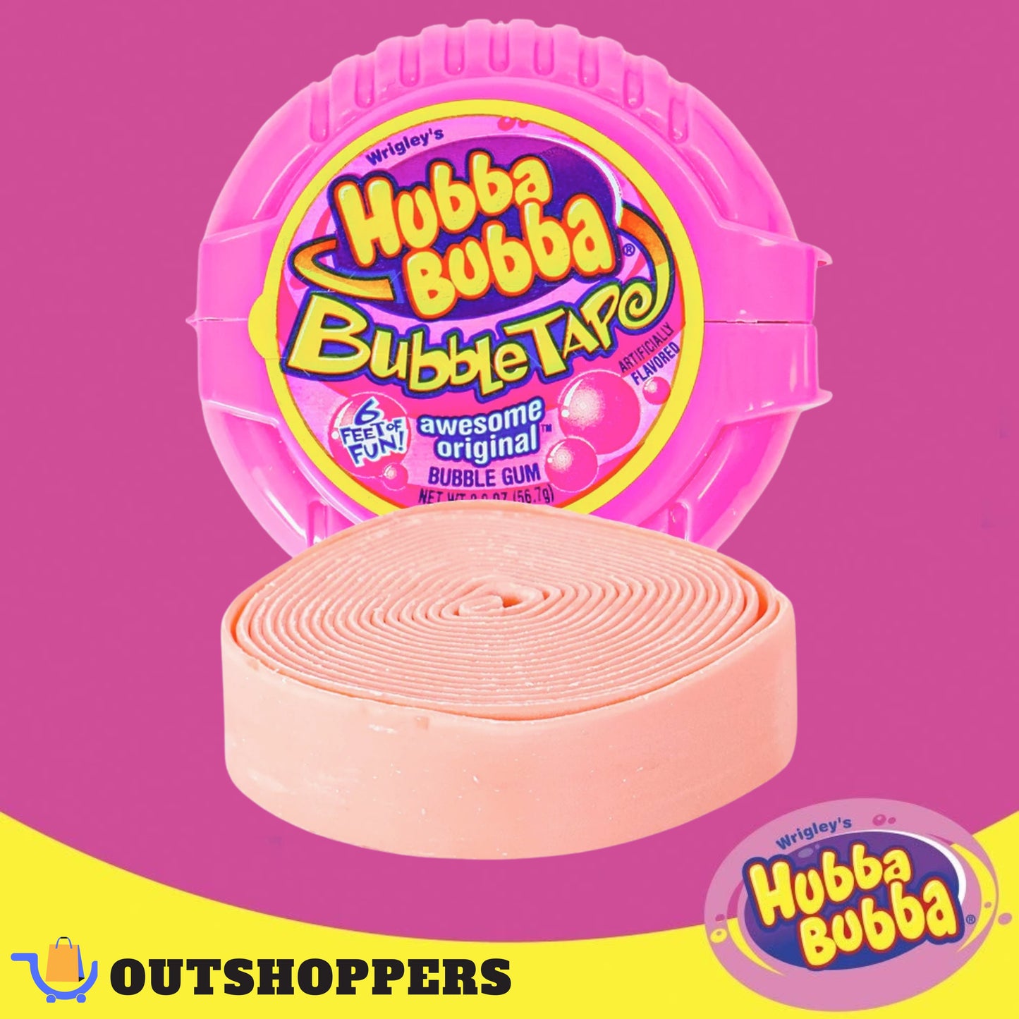 HUBBA BUBBA - Bubble Gum Tape - USA