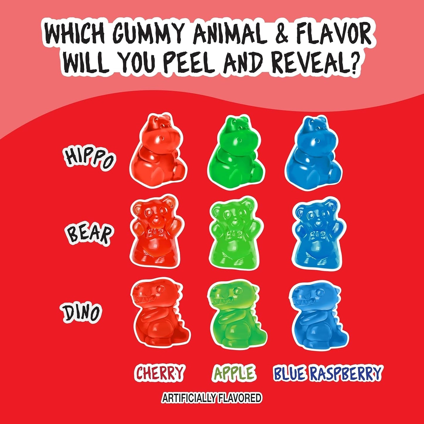 JUICY DROP | Mystery Gummy Candy Cubes | Strawberry and Wild Berry