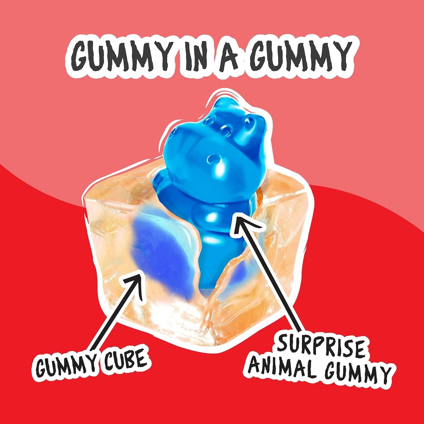 JUICY DROP | Mystery Gummy Candy Cubes | Strawberry and Wild Berry