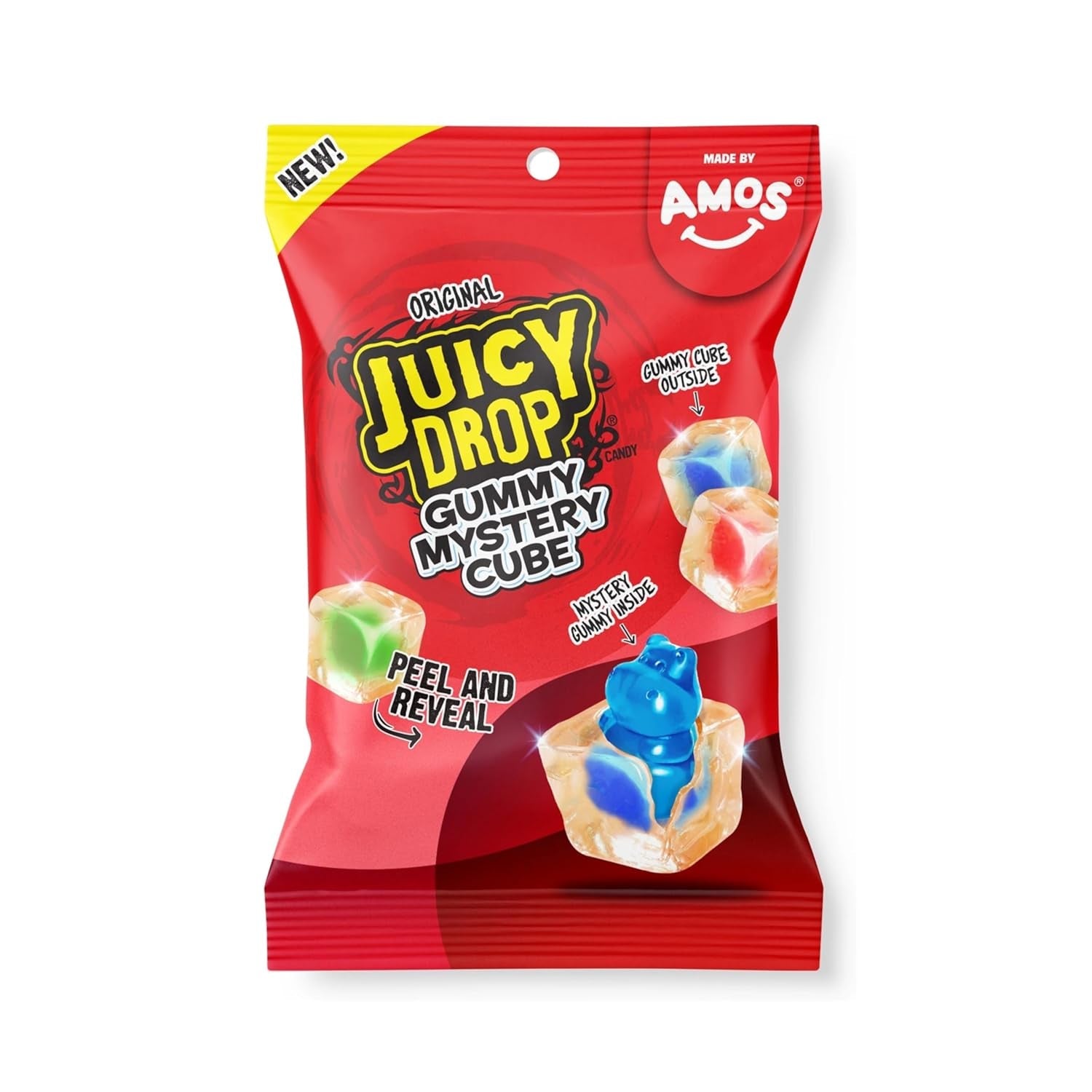 JUICY DROP | Mystery Gummy Candy Cubes | Strawberry and Wild Berry