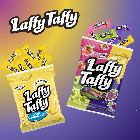 Laffy Taffy Candy | Banana and Assorted Fruit Flavors, Individually Wrapped Mini Bars