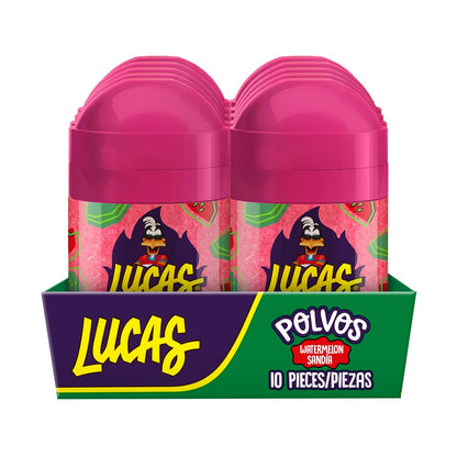 LUCAS | POLVOS | Powder and HOT Liquid (Watermelon and Chamoy)