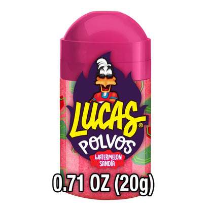 LUCAS | POLVOS | Powder and HOT Liquid (Watermelon and Chamoy)