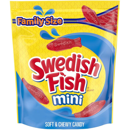 SWEDISH FISH | Mini Soft & Chewy Candy | Family Size 1.8 lb
