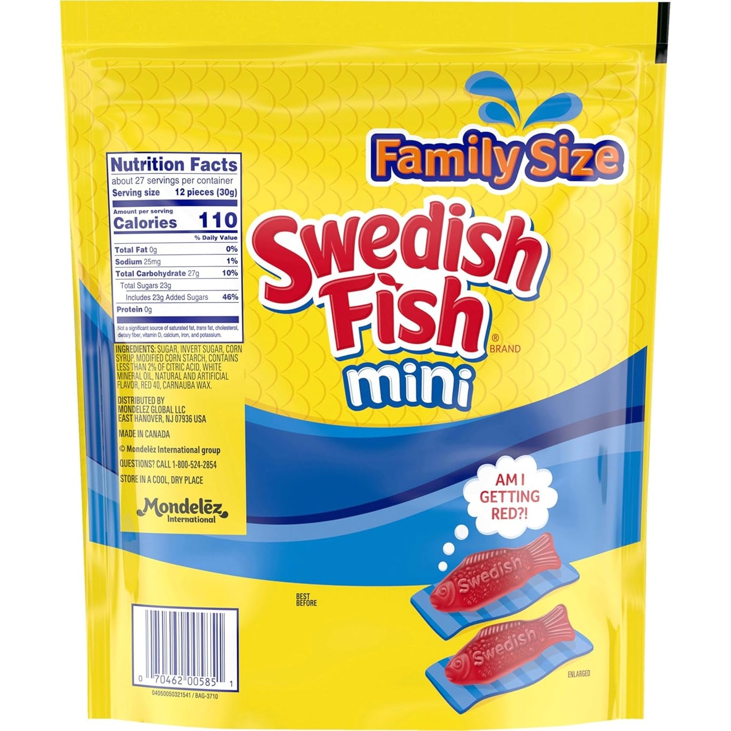 SWEDISH FISH | Mini Soft & Chewy Candy | Family Size 1.8 lb