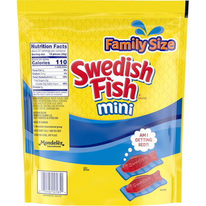 SWEDISH FISH | Mini Soft & Chewy Candy | Family Size 1.8 lb