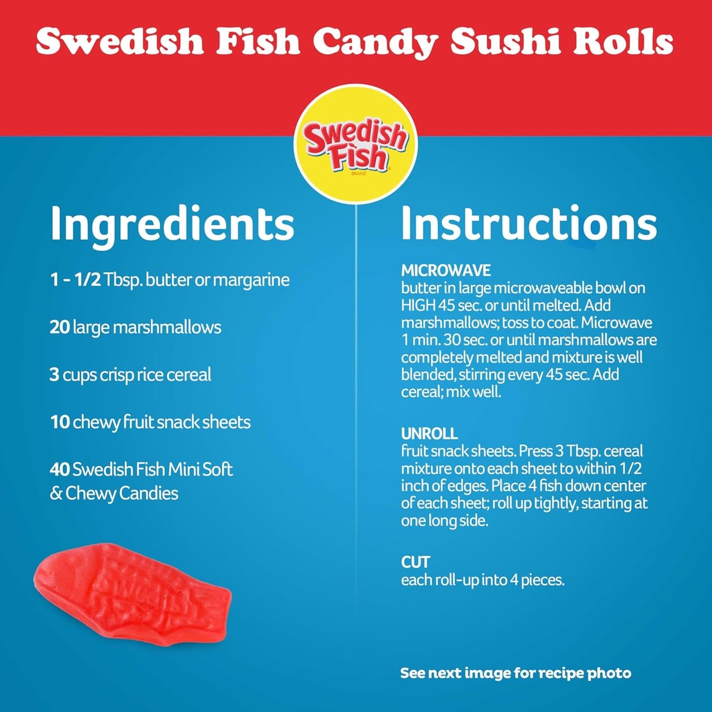 SWEDISH FISH | Mini Soft & Chewy Candy | Family Size 1.8 lb