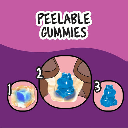 JUICY DROP | Mystery Gummy Candy Cubes | Strawberry and Wild Berry