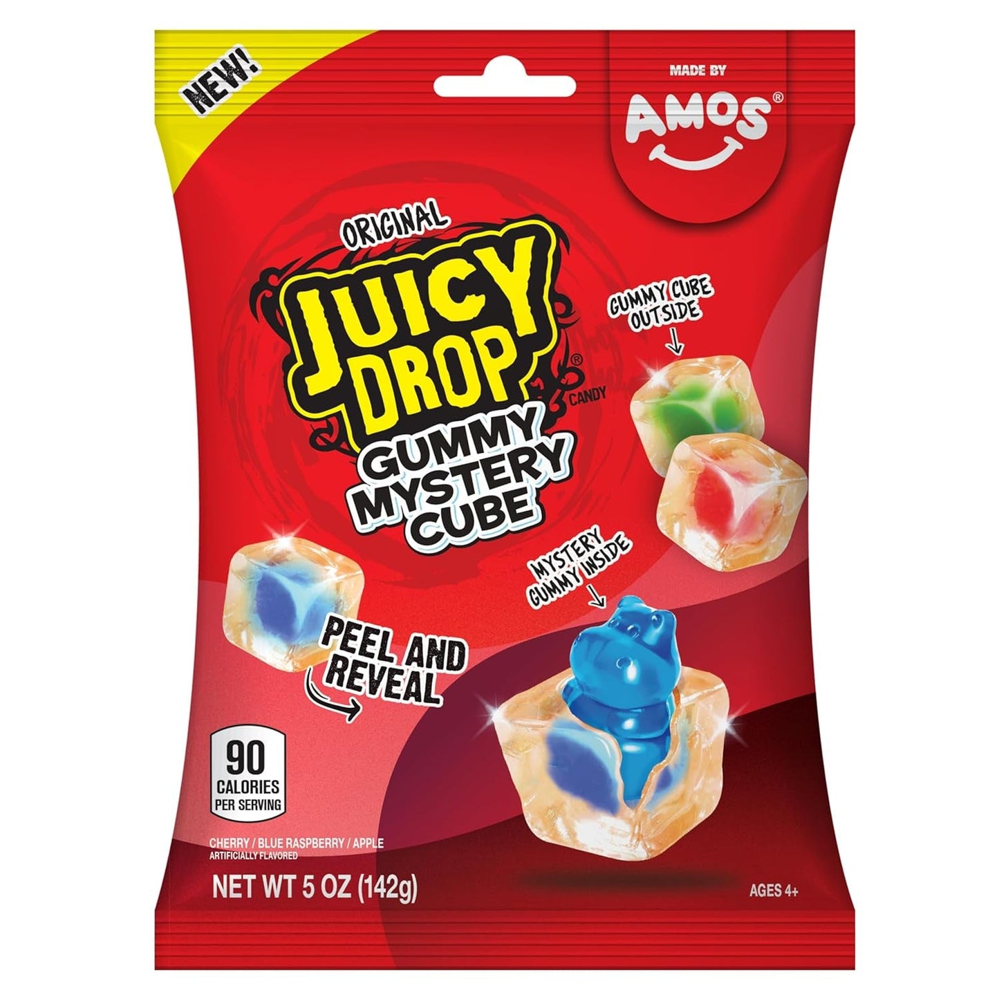 JUICY DROP | Mystery Gummy Candy Cubes | Strawberry and Wild Berry
