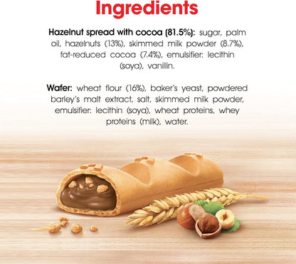 Nutella Ferrero B- Ready, Wafer Coated Chocolate Biscuits