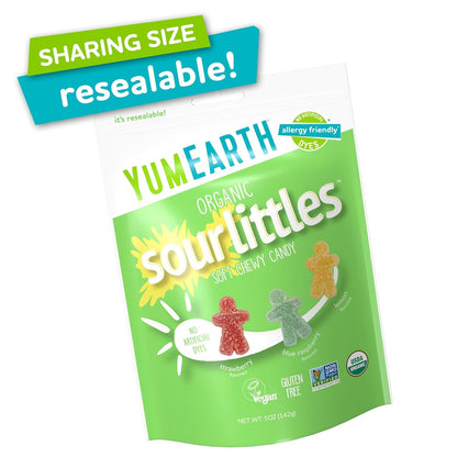 YumEarth | Organic Sour Littles Chewy Candy | 5 oz Bag
