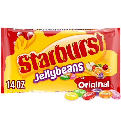 STARBURST | FaveREDS, Original Jelly Beans and Fruit Chews Candy | Resealable Bag